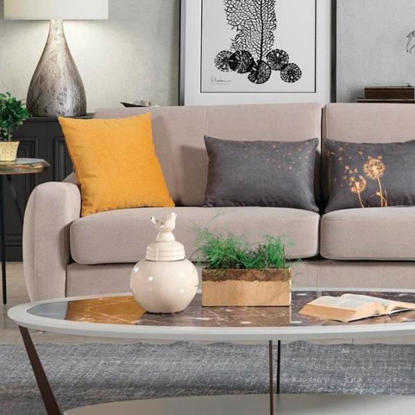 Canapea Luxe Life Comfort (083058) Stofă / Gray photo 5