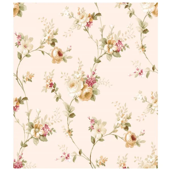 Tapete Parato Mirtilla Beige / Floristică photo 1