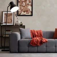 Canapea Evmoda Almera (082854) Stofă / Gray photo 3