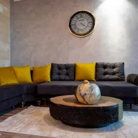 Canapea de colț Dizayno Home Paris (079610) Stofă / Dark Gray photo 3