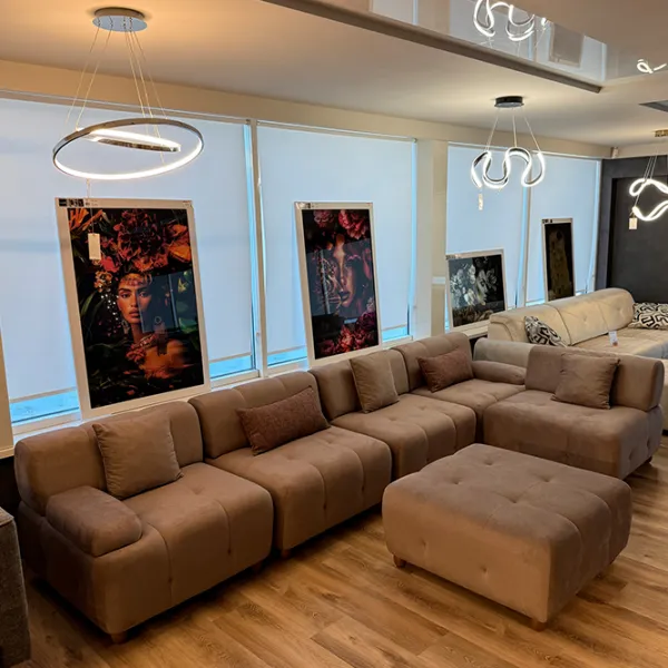 Комплект диванов Agaf Loft (084438) Ткань / Коричневый photo 3