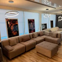 Set de canapele Agaf Loft (084438) Stofă / Brown photo 3
