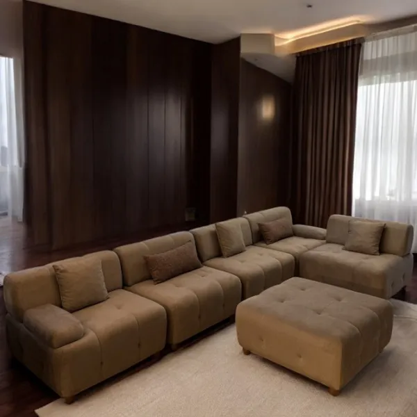 Комплект диванов Agaf Loft (084438) Ткань / Коричневый photo 4