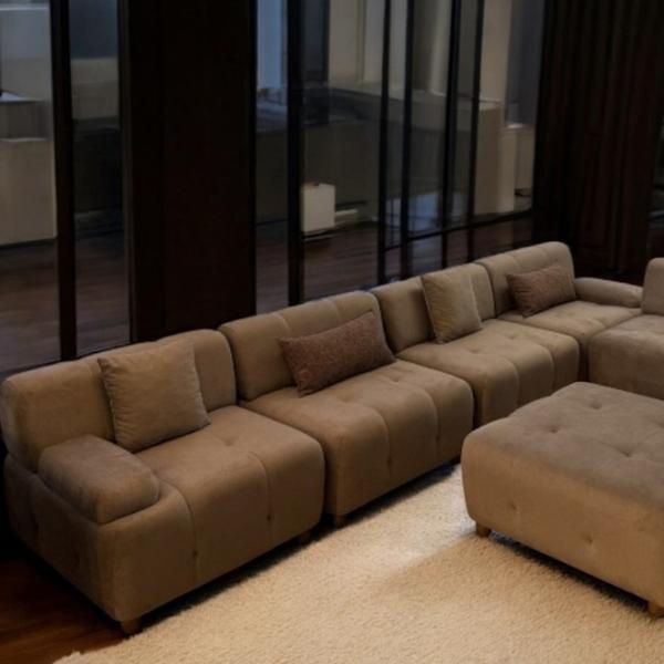 Комплект диванов Agaf Loft (084438) Ткань / Коричневый photo 5