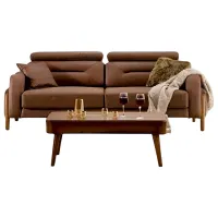 Диван Dizayno Home Begonya (01237377) Ткань / Коричневый