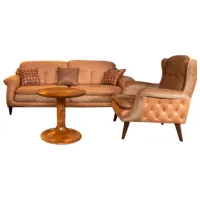 Canapea Dizayno Home Seul Elit (079443) Stofă / Brown