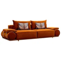Диван Dizayno Home TESLA (079986) Ткань / Коричневый