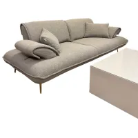Canapea Dizayno Home Como (079983) Stofă / Gray photo 2