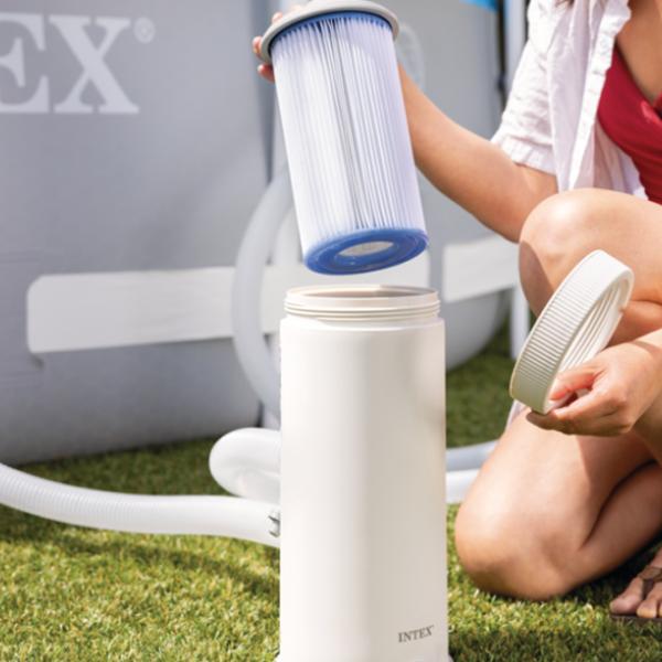 Фильтр-Насос Intex Krystal Clear C1000 Белый photo 4