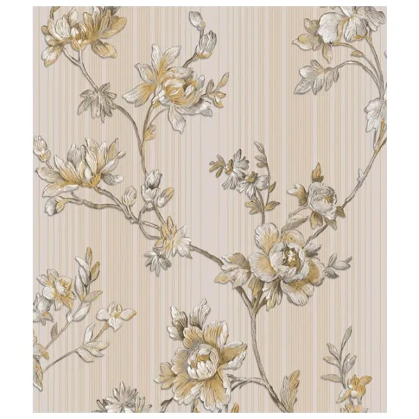 Tapete Parato NEW Eleganza Beige / Floristică photo 1