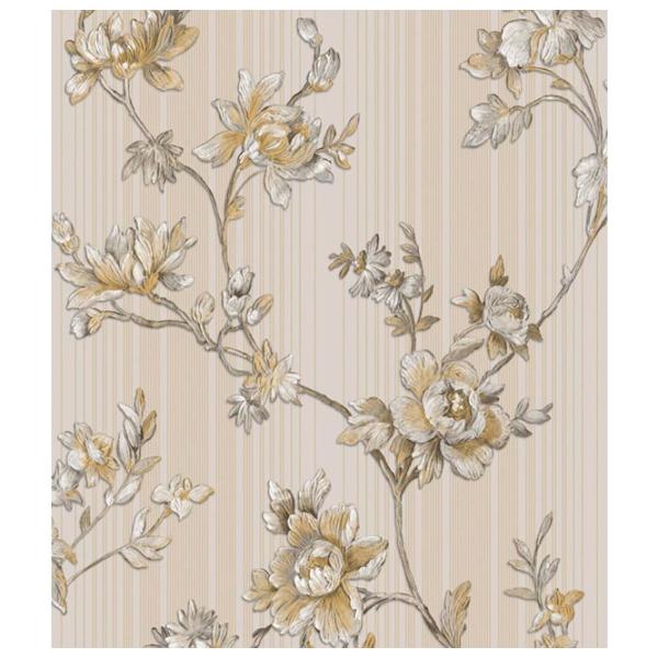 Tapete Parato NEW Eleganza Beige / Floristică photo 1