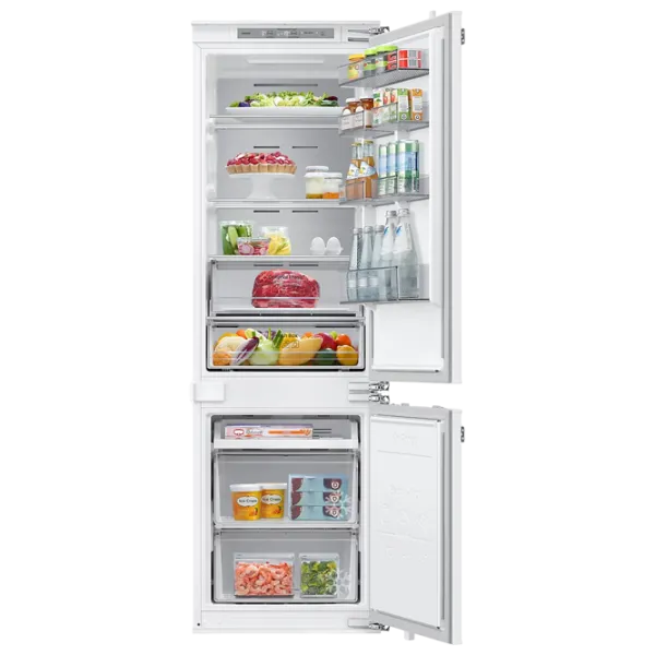 Frigider încorporabil Samsung BRB80F26BDF0EO cu congelator jos 272 l / 177.5 cm / White photo 5