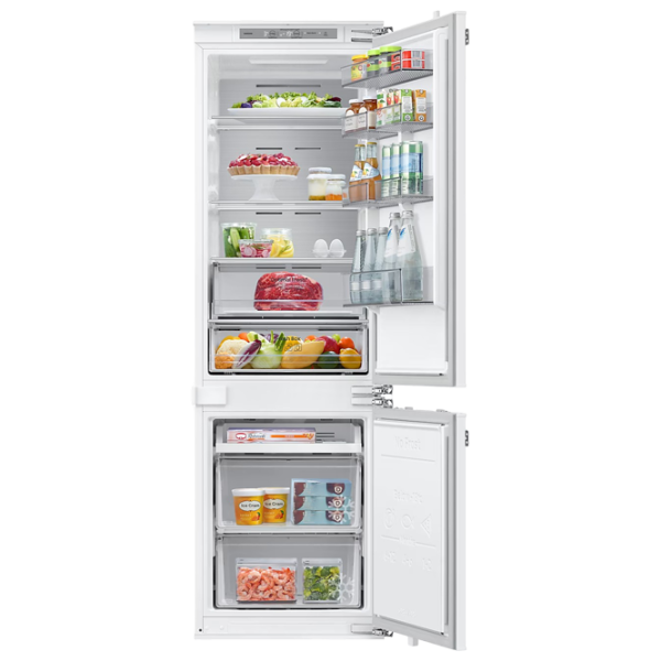Frigider încorporabil Samsung BRB80F26BDF0EO cu congelator jos 272 l / 177.5 cm / White photo 5