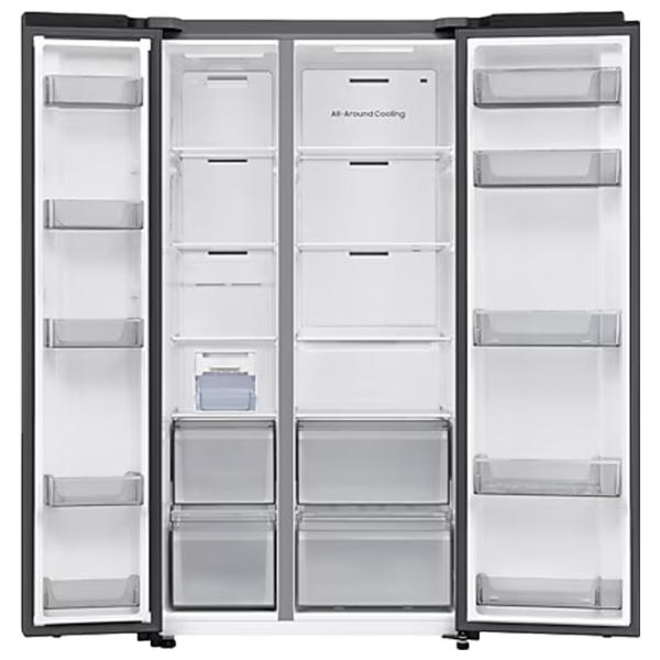 Frigider Samsung RS70F65QEFEO Side by Side 635 l / 178 cm / Black photo 3