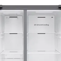 Frigider Samsung RS70F65QEFEO Side by Side 635 l / 178 cm / Black photo 8