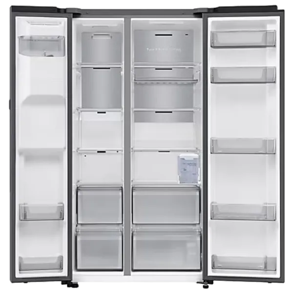 Frigider Samsung RS80F67KCTEO Side by Side 652 l / 178 cm / Inox photo 3