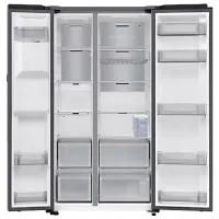 Frigider Samsung RS80F67KCTEO Side by Side 652 l / 178 cm / Inox photo 3