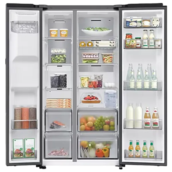 Frigider Samsung RS80F67KCTEO Side by Side 652 l / 178 cm / Inox photo 6