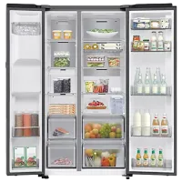 Frigider Samsung RS80F67KCTEO Side by Side 652 l / 178 cm / Inox photo 6
