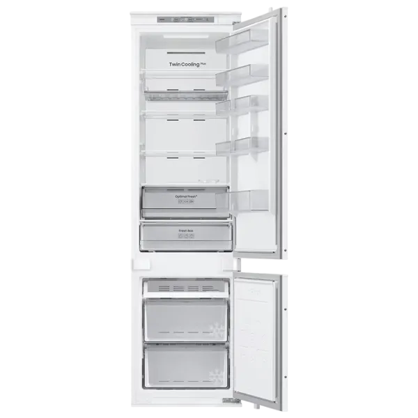 Frigider încorporabil Samsung BRB70F30AES0EO cu congelator jos 298 l / 193.5 cm / White photo 3