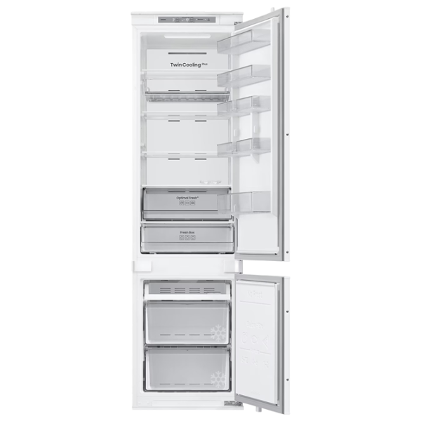 Frigider încorporabil Samsung BRB70F30AES0EO cu congelator jos 298 l / 193.5 cm / White photo 3