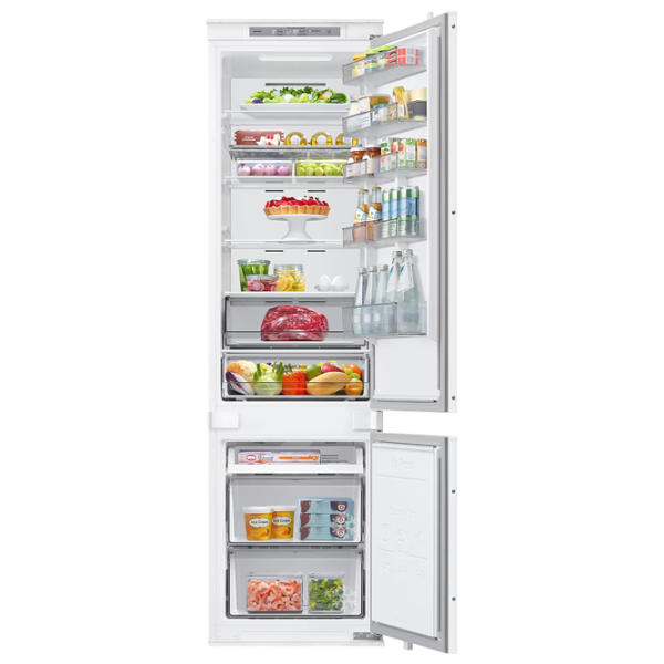 Frigider încorporabil Samsung BRB70F30AES0EO cu congelator jos 298 l / 193.5 cm / White photo 5