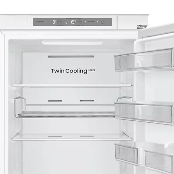Frigider încorporabil Samsung BRB70F30AES0EO cu congelator jos 298 l / 193.5 cm / White photo 7