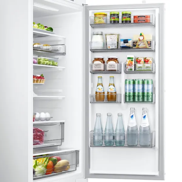Frigider încorporabil Samsung BRB70F30AES0EO cu congelator jos 298 l / 193.5 cm / White photo 11