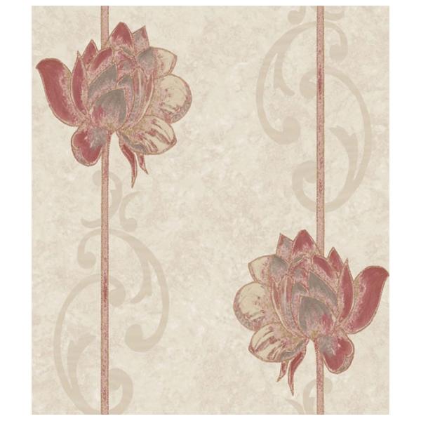 Обои Parato Nobile Beige Red / Флористика photo 1