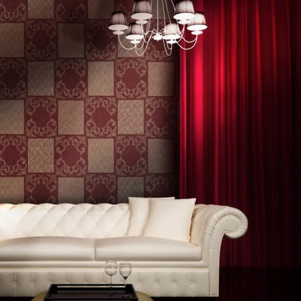 Tapete Parato Estetica Red / Ornament photo 2