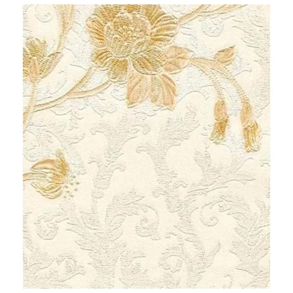 Tapete Parato Eleganza Beige Grey / Floristică photo 1