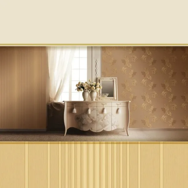 Обои Parato Eleganza Beige Green / Полоски photo 2