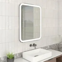 Oglindă de baie Dubiel Vitrum Hugo Aluminiu / Dreptunghiulară photo 5