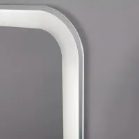 Oglindă de baie Dubiel Vitrum Hugo Aluminiu / Pătrată photo 4