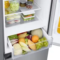 Frigider Samsung RB38C600DSA/EF cu congelator jos 390 l / 203 cm / Inox photo 8