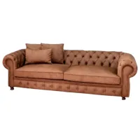 Canapea Dizayno Home Chester (079449) Stofă / Brown