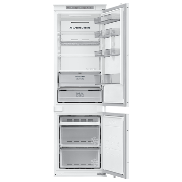 Frigider încorporabil Samsung BRB70F26CES0EO cu congelator jos 267 l / 177.5 cm / White photo 3