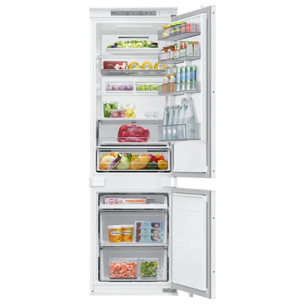 Frigider încorporabil Samsung BRB70F26CES0EO cu congelator jos 267 l / 177.5 cm / White photo 5
