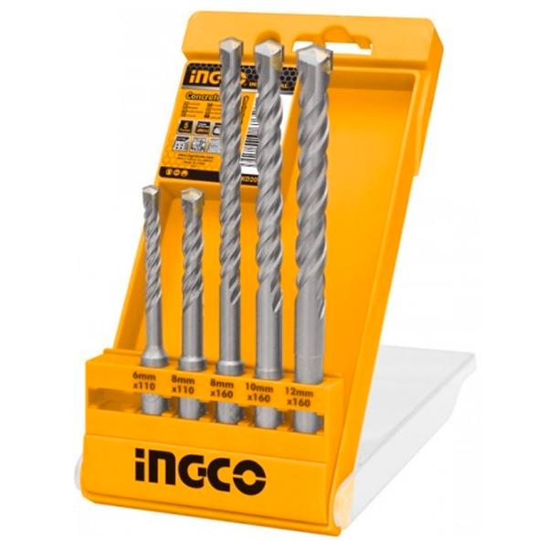 Набор сверл INGCO AKD2052  SDS-plus photo 1