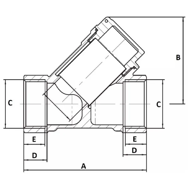 Filtru Ferro F02V 1/2" / Y photo 2