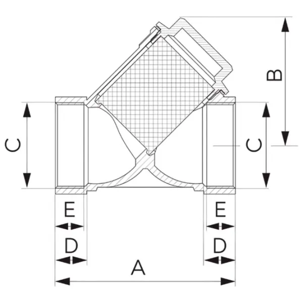 Filtru Ferro F02V 1/2" / Y photo 3
