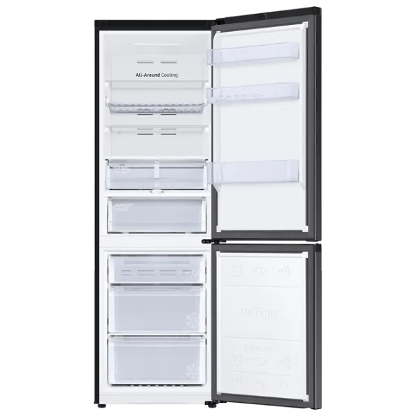 Frigider Samsung RB34C672DBN/EF cu congelator jos 344 l / 185.3 cm / Black photo 3