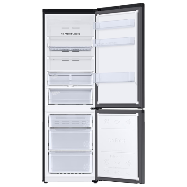 Frigider Samsung RB34C672DBN/EF cu congelator jos 344 l / 185.3 cm / Black photo 3