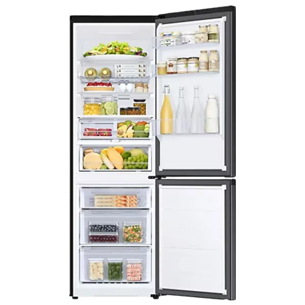 Frigider Samsung RB34C672DBN/EF cu congelator jos 344 l / 185.3 cm / Black photo 5