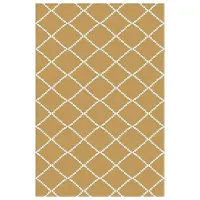 Covor Covoare Ungheni Matrix Dark Yellow / Frize