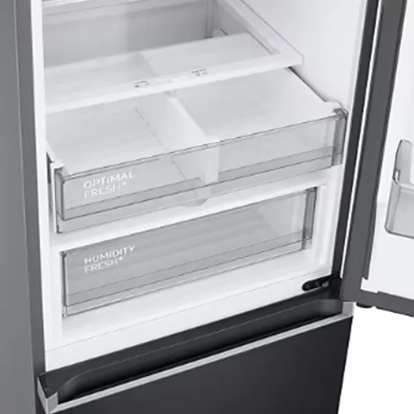 Frigider Samsung RB38C774DB1/EF cu congelator jos 390 l / 203 cm / Black photo 9