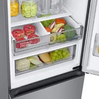 Frigider Samsung RB38C774DSA/EF cu congelator jos 390 l / 203 cm / Inox photo 9