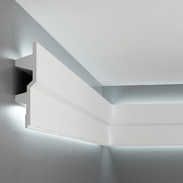 Carnisă pentru tavan MARDOM DECOR QL002 Poliuretan / 2000 mm photo 1