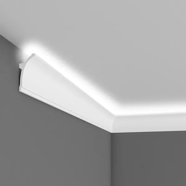 Carnisă pentru tavan MARDOM DECOR MDB100 Styrofoam / 2400 mm photo 1
