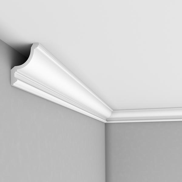 Carnisă pentru tavan MARDOM DECOR MDB154 Styrofoam / 2400 mm photo 1